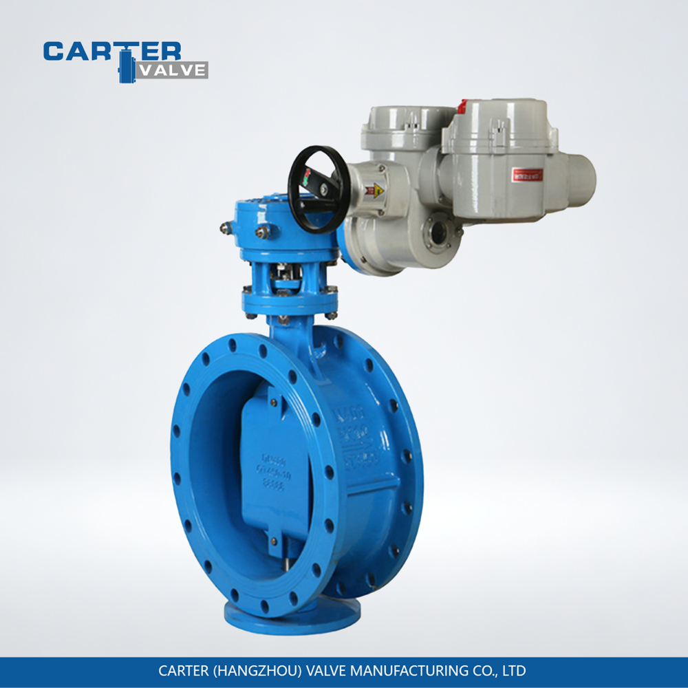 Electric Butterfly Valve / Triple Offset Butterfly Valve, Cast Steel, Flanged, Electric Actuated, Metal Seated Structure, Steam/Gas/Oil, API Standard