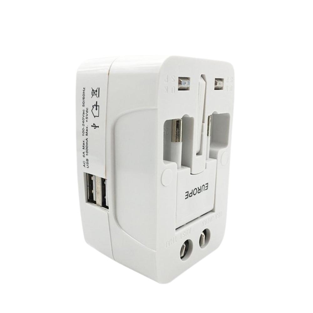 All-In-One Universal Worldwide Travelling Ac Adaptor Plug (1 Pc) - Color: Mix