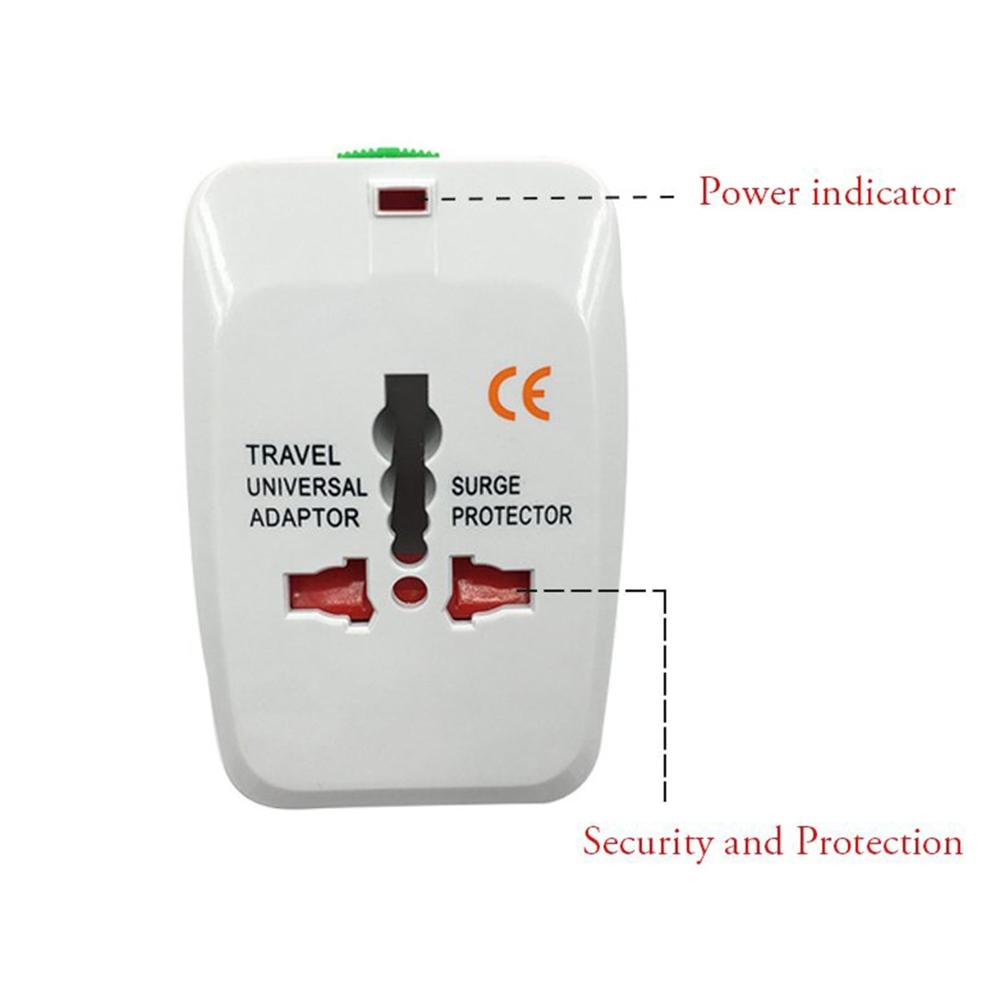 All-in-One Universal Worldwide Travelling AC Adaptor Plug (1 Pc)