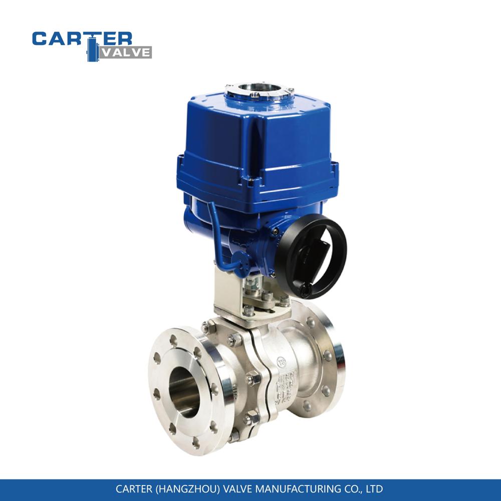 On-Off Ball Valve / Shut Off Ball Valve, Stainless Steel, Flanged, Pneumatic Actuated, Full Bore Structure, Oil/Gas/Chemical Media, API 6D Standard
