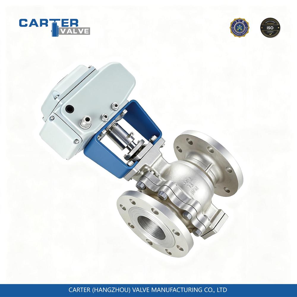 On-Off Ball Valve / Shut Off Ball Valve, Stainless Steel, Flanged, Pneumatic Actuated, Full Bore Structure, Oil/Gas/Chemical Media, API 6D Standard