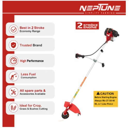 Neptune Side Pack Brush Cutter 52cc 2 Strock
