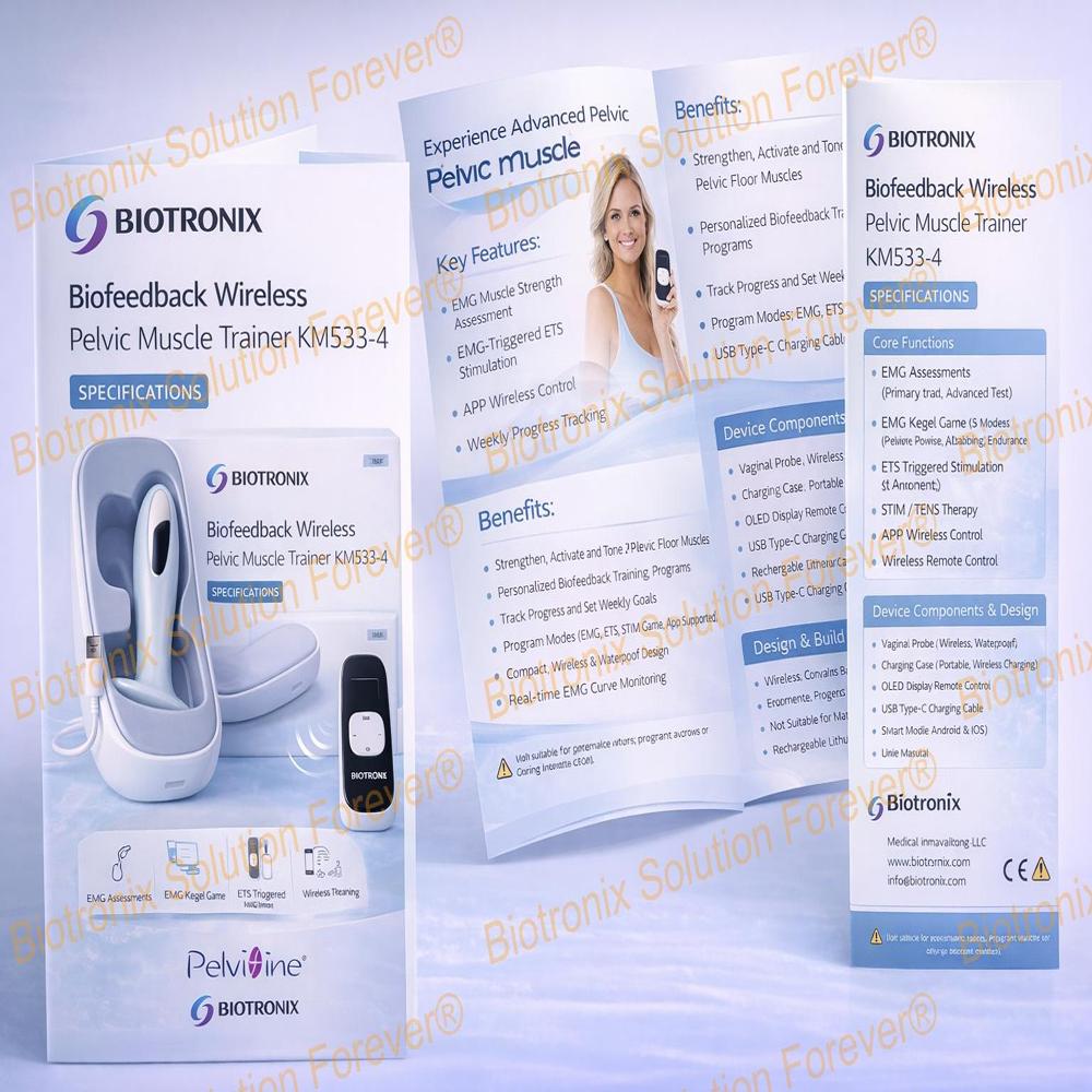 Smart Women Pelvic Therapy Trainer with ETS Muscle Activation Function