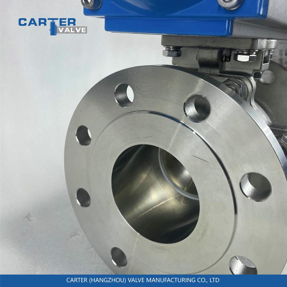 Pneumatic Ball Valve / Flanged Ball Valve, Stainless Steel, Flanged, Pneumatic Actuated, Floating Ball Structure, Water/Oil/Gas, API 6D Standard