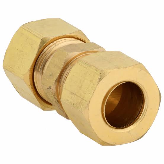 brass compression union