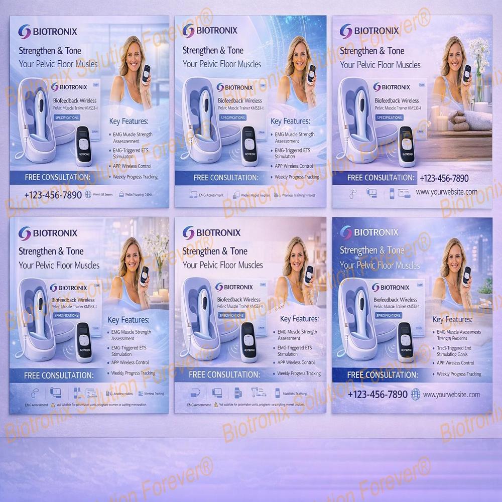 KM-533-4 Intelligent Kegel Recovery Machine with Wireless Connectivity
