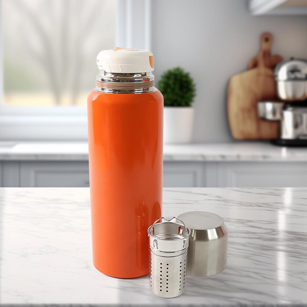 Stainless Steel Insulated Vacuum Flask Bottle (600ml) Approx