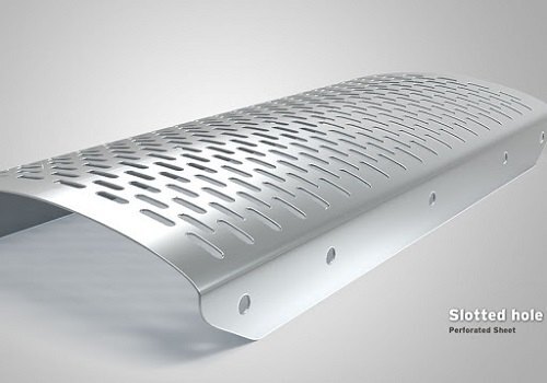 Slotted Hole MS Perforated Sheet