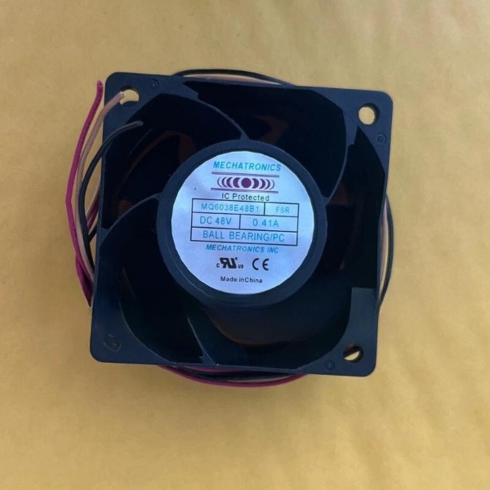 MECHATRONICS MQ6038E48B1 48V DC 0.41A 6038mm Ball Bearing Industrial Axial Cooling Fan