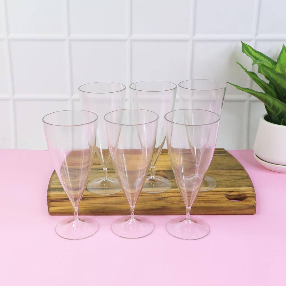 Supermom Plastic Shake Coco Glass Set (230Ml / 6 Pc) - Color: Mix