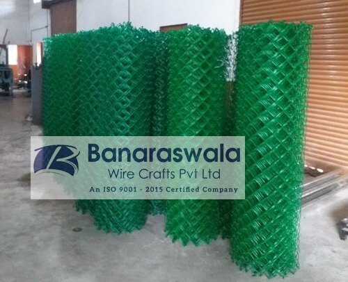 PVC Coated Chain Link Mesh Fence