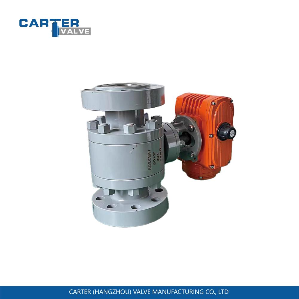 Pneumatic Ball Valve / Trunnion Mounted Ball Valve, Forged Steel, Flanged, Pneumatic Actuated, Trunnion Ball Structure, Oil/Gas, API