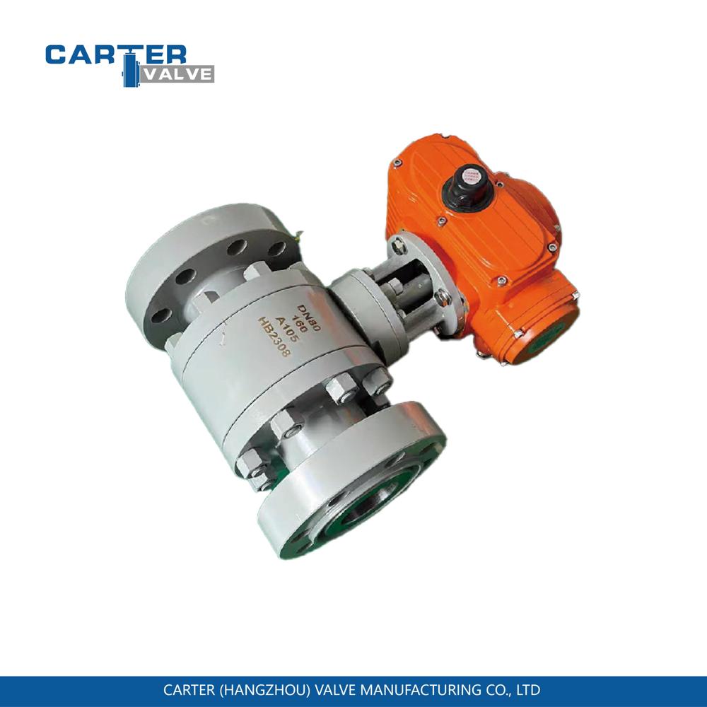 Pneumatic Ball Valve / Trunnion Mounted Ball Valve, Forged Steel, Flanged, Pneumatic Actuated, Trunnion Ball Structure, Oil/Gas, API
