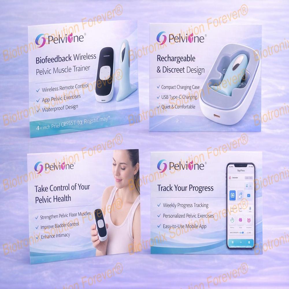 Wireless Pelvic Floor Therapy Equipment with Real-Time EMG Monitoring
