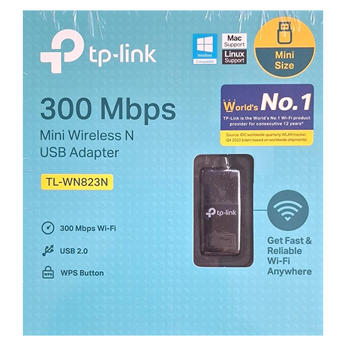 Tplink TL-WN823N 300 MBPS Mini Wireless N USB Adapter