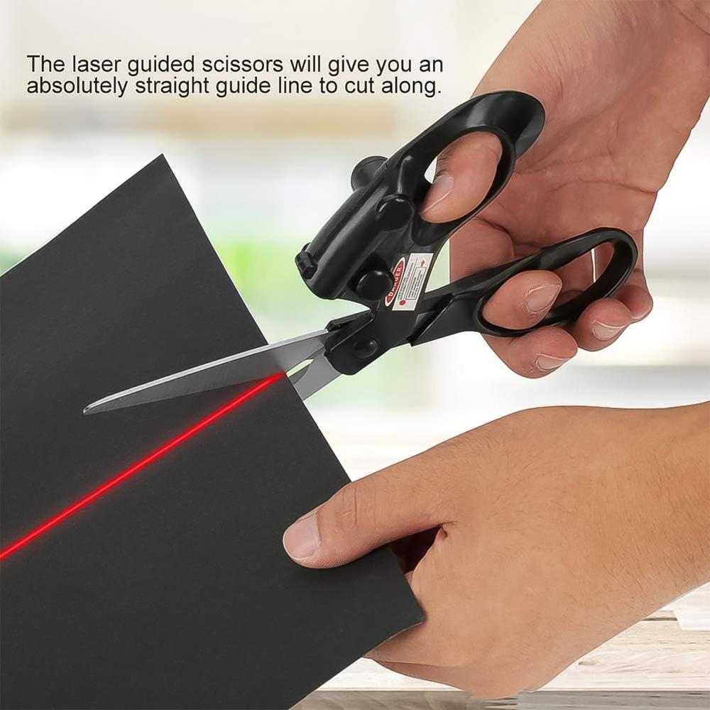 Professional Laser Scissors (1 Pc) - Color: Mix