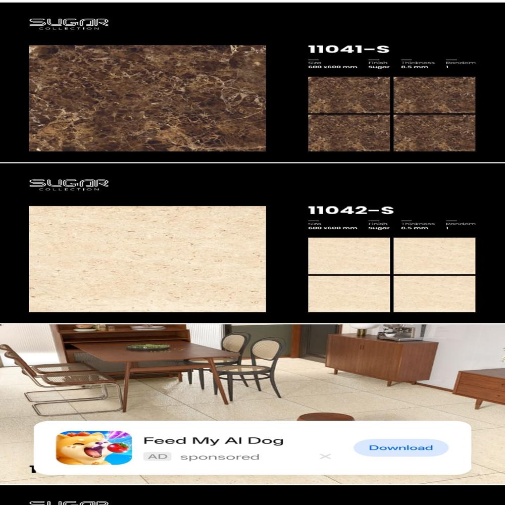 Porceline Tile - Size: 600x600