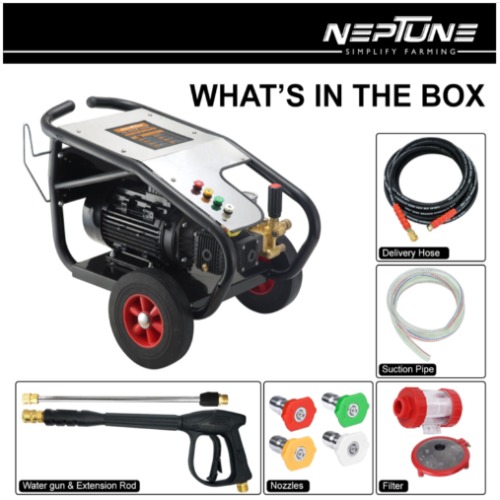 Neptune Electric High Pressure Car Washer, 3000W Commercial High Pressure Washer for Professional Car