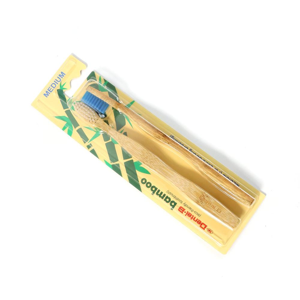 Eco-Friendly Bamboo Toothbrush Twin Pack (12 Packets  24 Pieces)