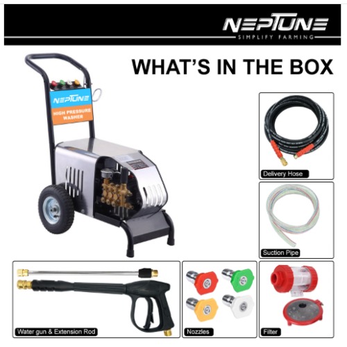 Neptune Electric High Pressure Car Washer, 2100W Commercial High Pressure Washer for Professional Car