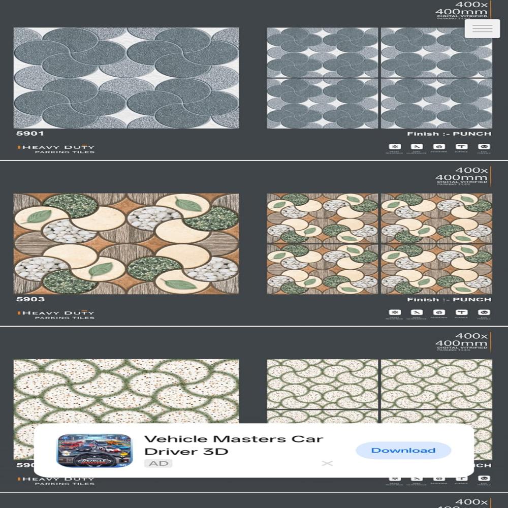 Parking Tile - Color: Whites