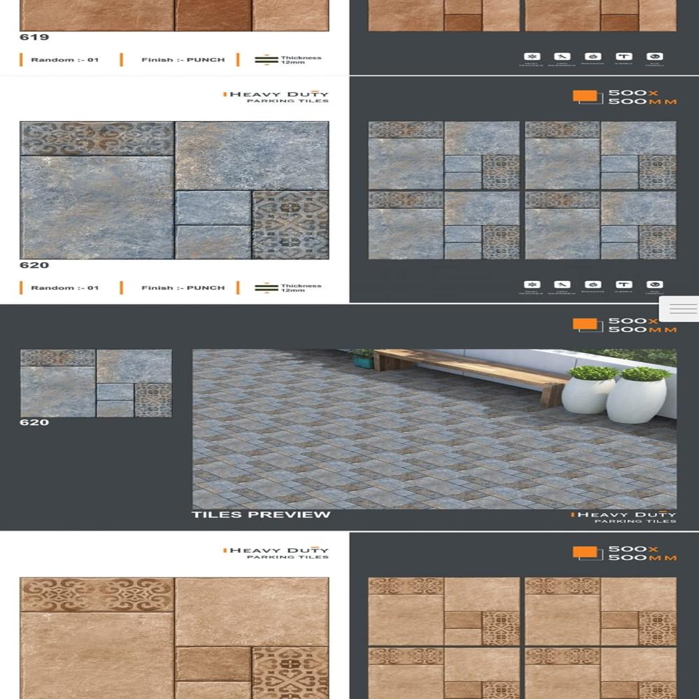 Parking Tile - Color: Whites