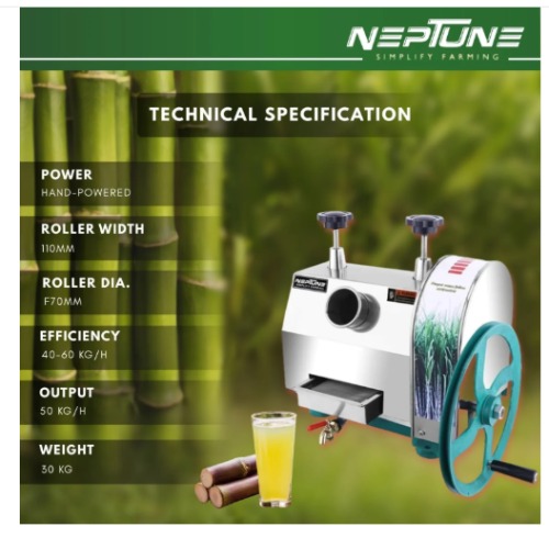 Manual Sugarcane Machine