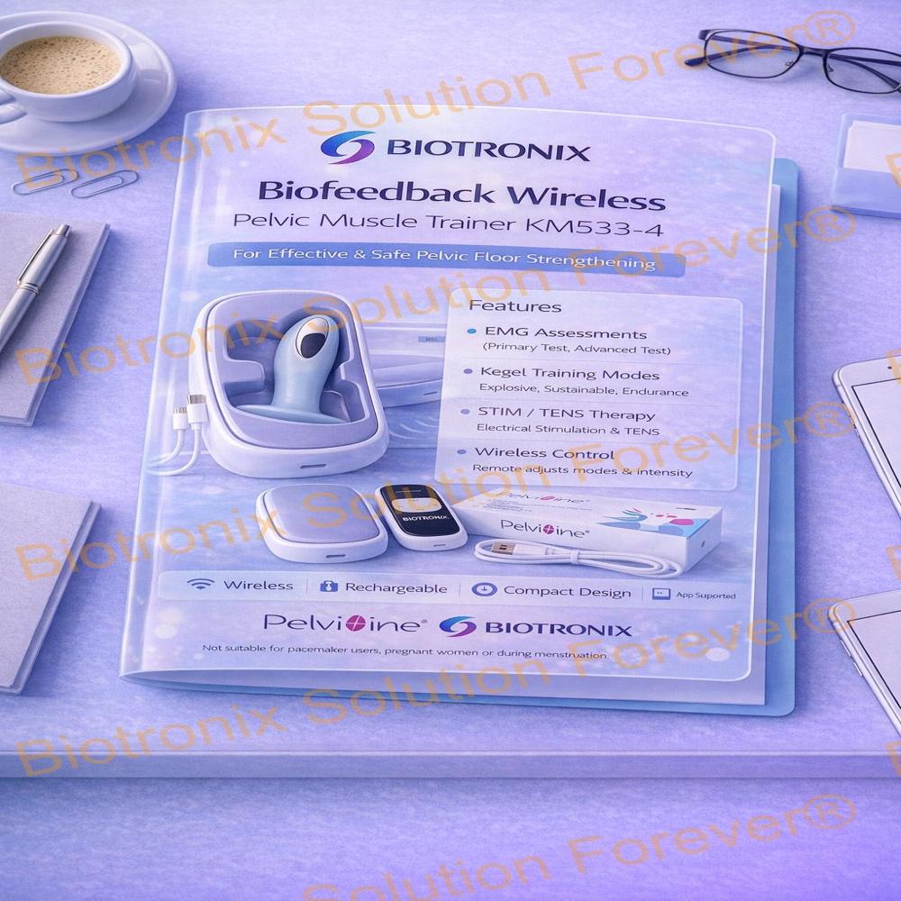 Professional Pelvic Rehabilitation System with APP Controlled Therapy Modes