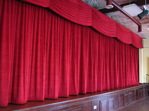 Auditorium Vertical Motorized Stage Curtain