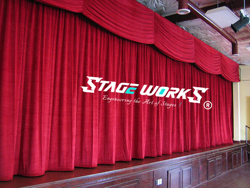 Auditorium Vertical Motorized Stage Curtain