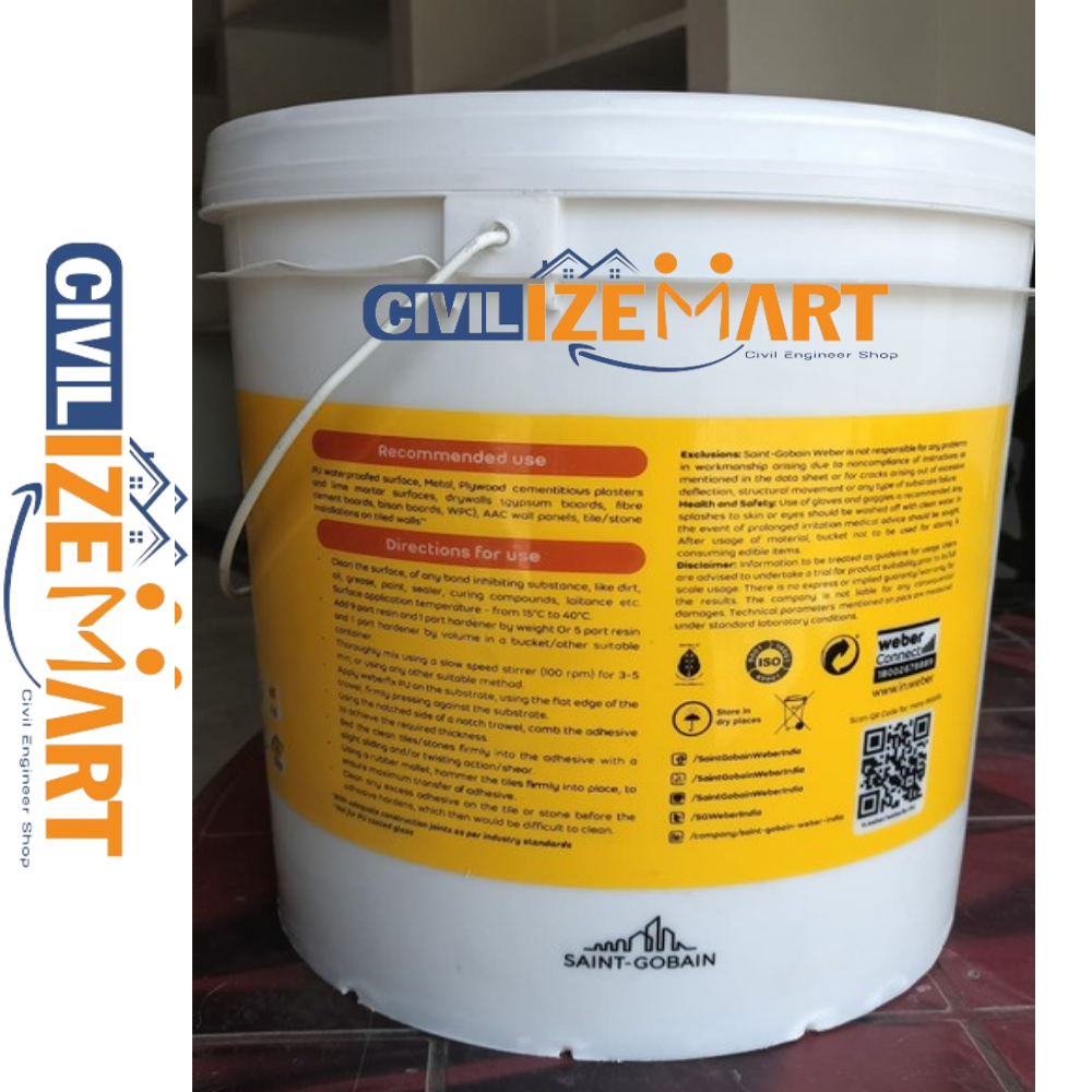 Weber Fix Pu Tile Adhesive - Feature: High Bond Strength
