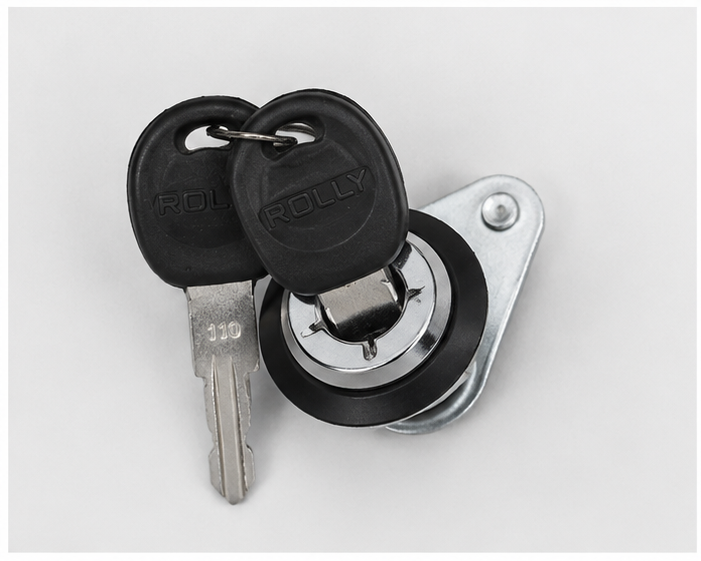 36 Mm Cam Lock - Color: Silver