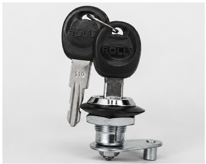 36 Mm Cam Lock - Color: Silver
