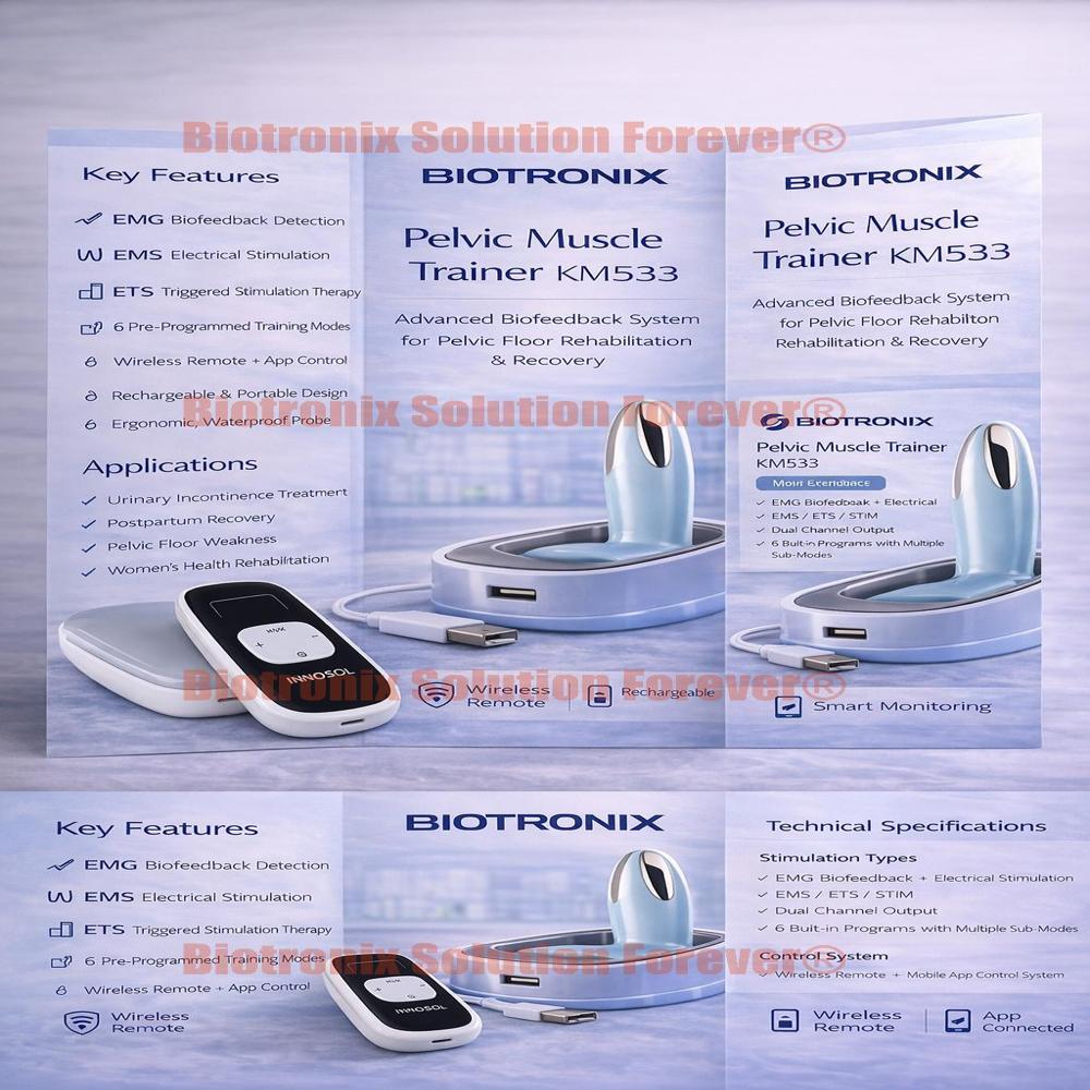 KM-533-4 Wireless Pelvic Floor Recovery System for Smart Kegel Rehabilitation