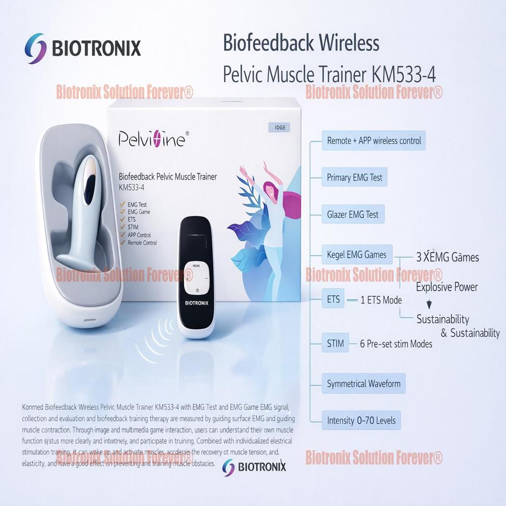 KM-533-4 Wireless Pelvic Floor Recovery System for Smart Kegel Rehabilitation