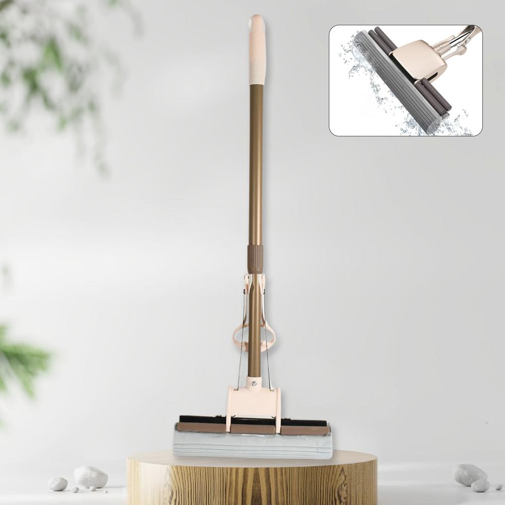 Sponge Mop Super Absorbent Sponge-Head-Self-Cleaning Miracle-Mop - Color: Mix