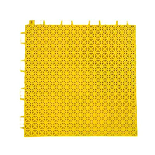 ASJ 1x1 Feet Yellow Interlocking PP Tiles