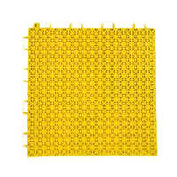 ASJ 1x1 Feet Yellow Interlocking PP Tiles