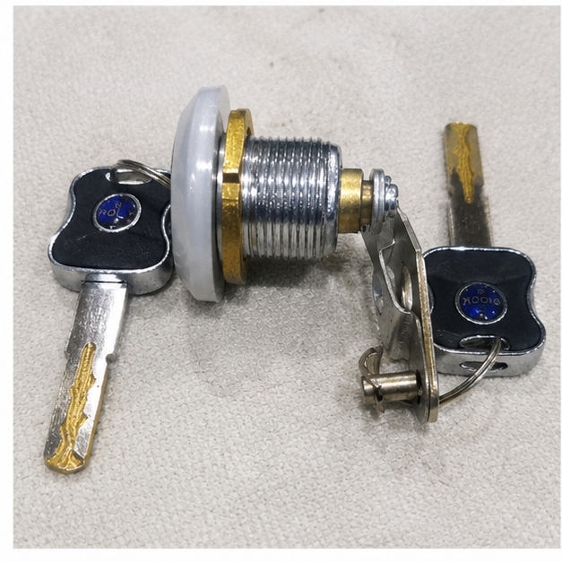 48 Mm Cam Lock - Color: Silver