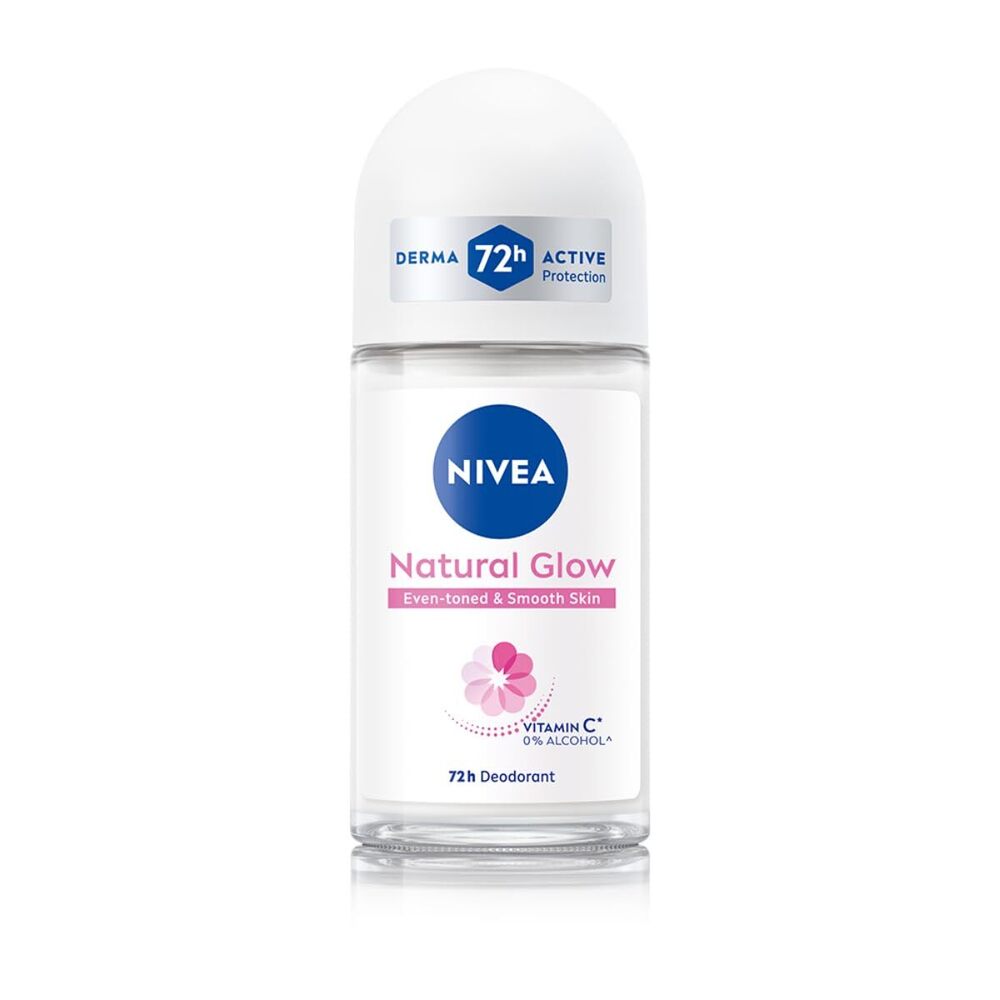 Nivea Natural Glow Smooth Skin Deodorant Roll On