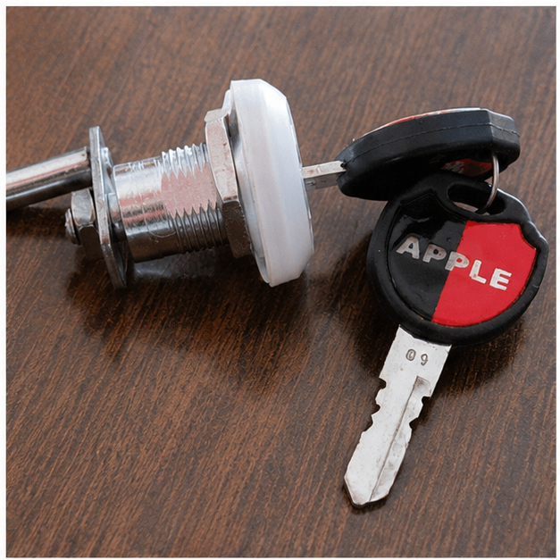 38 Mm Cam Lock - Color: Silver
