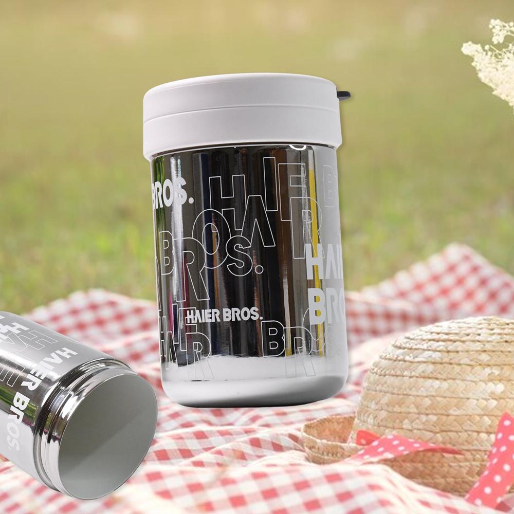 Stainless Steel Tumbler With Lid (350 Ml Approx) - Color: Mix