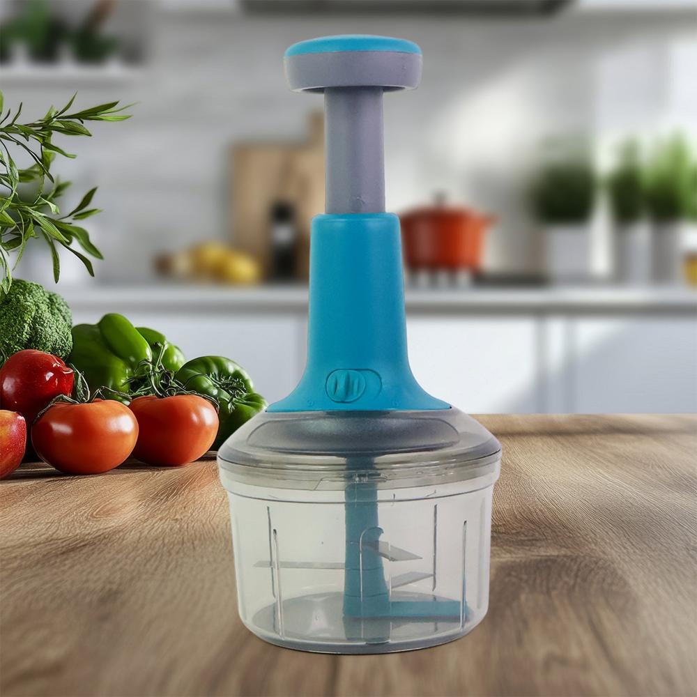 Supermom Premium Manual Push Chopper and Vegetable Cutter (750ml / 1 Pc)
