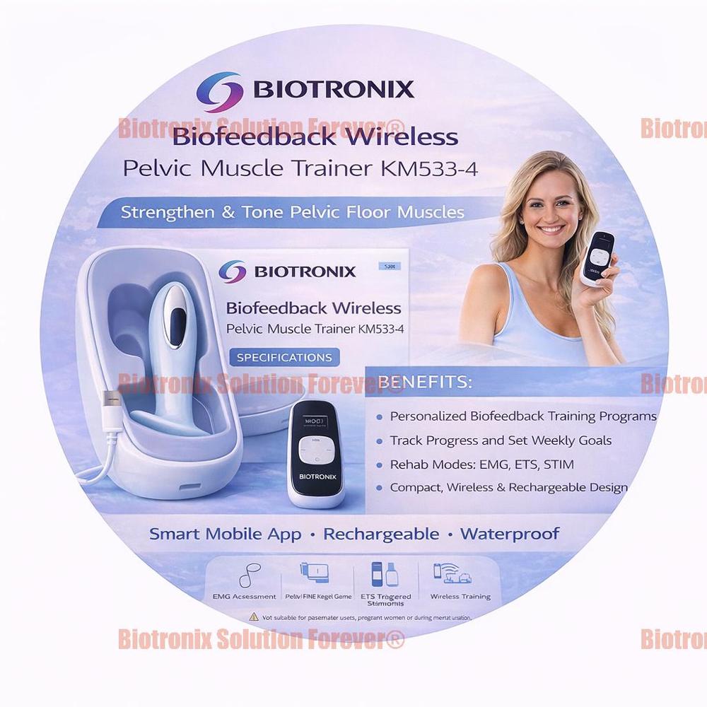 KM-533-4 Digital Kegel Recovery Machine with Wireless Biofeedback Support