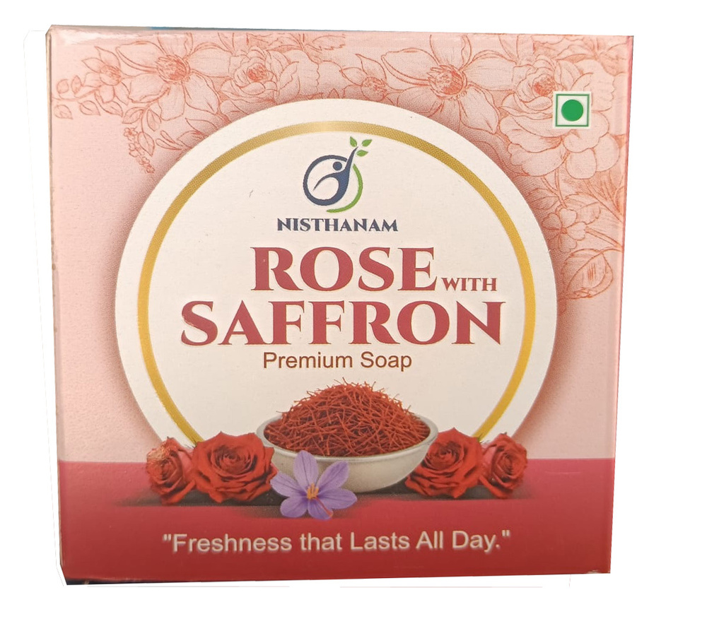 Rose  With Saffron Premium Soap