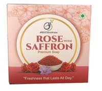 Rose  With Saffron Premium Soap - Feature: Herbal