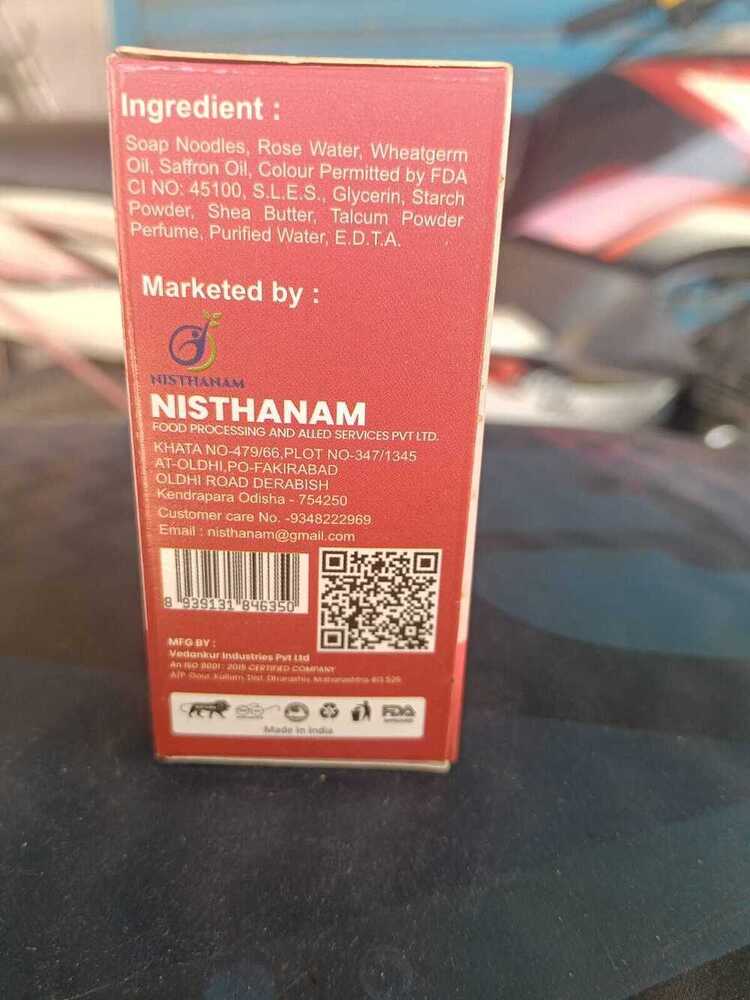 Rose  With Saffron Premium Soap