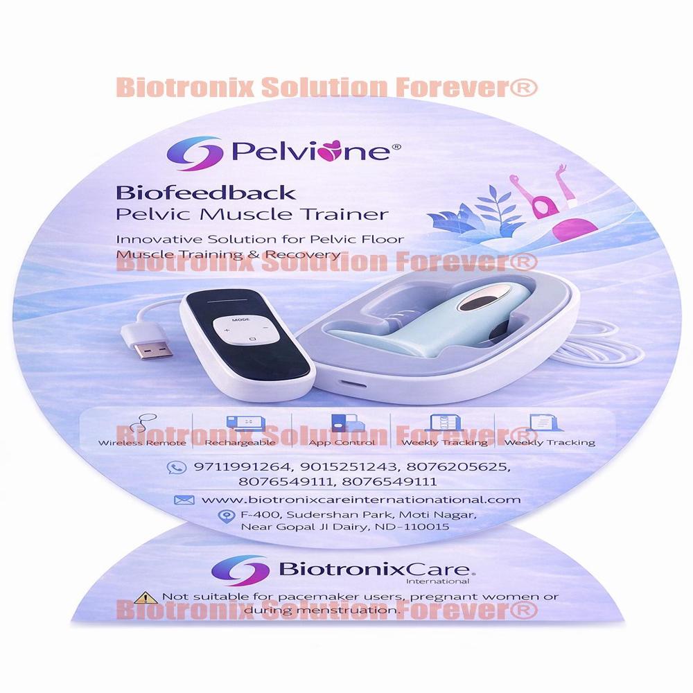 Wireless Pelvic Floor Exercise Device for Bladder Control Improvement