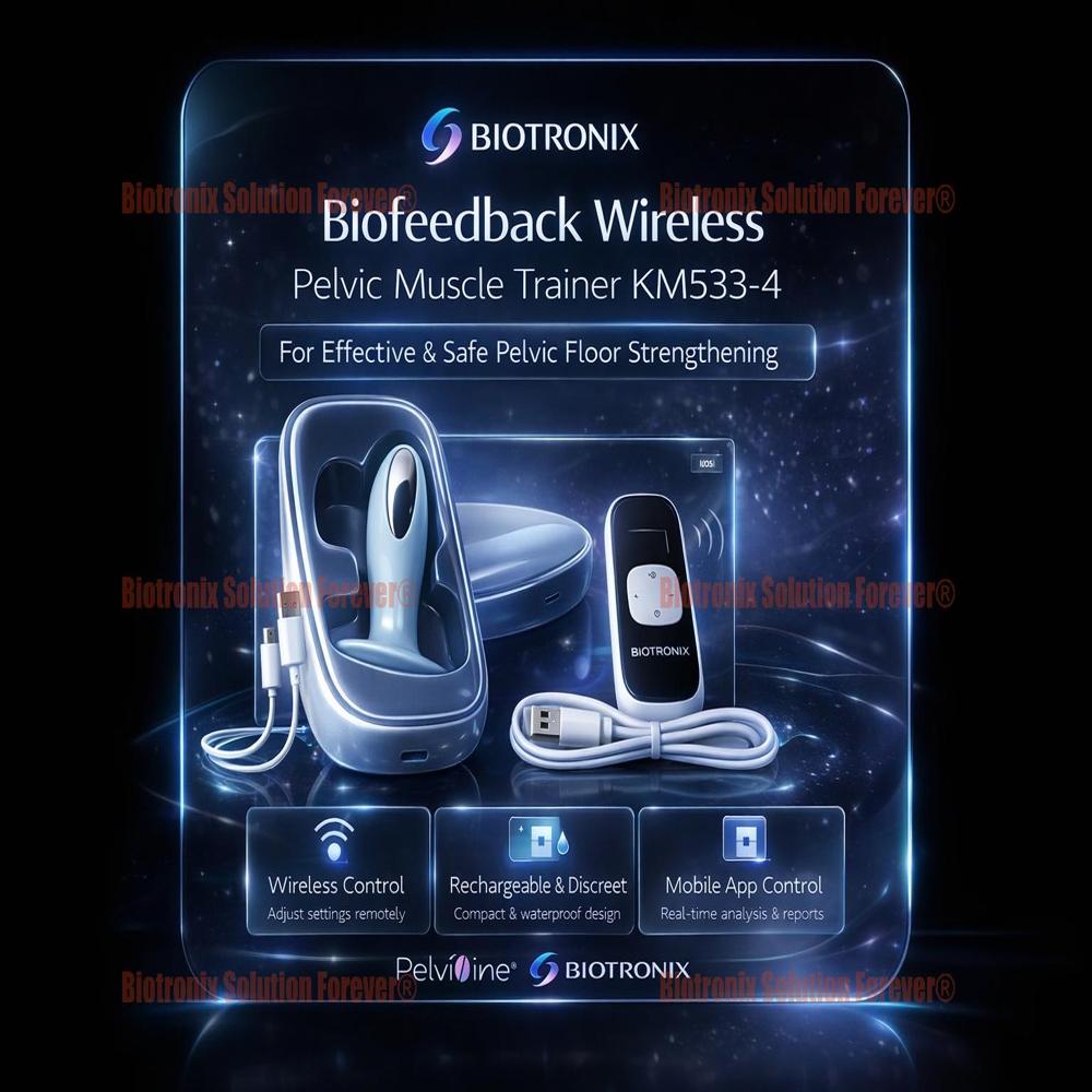 Wireless Pelvic Floor Exercise Device for Bladder Control Improvement