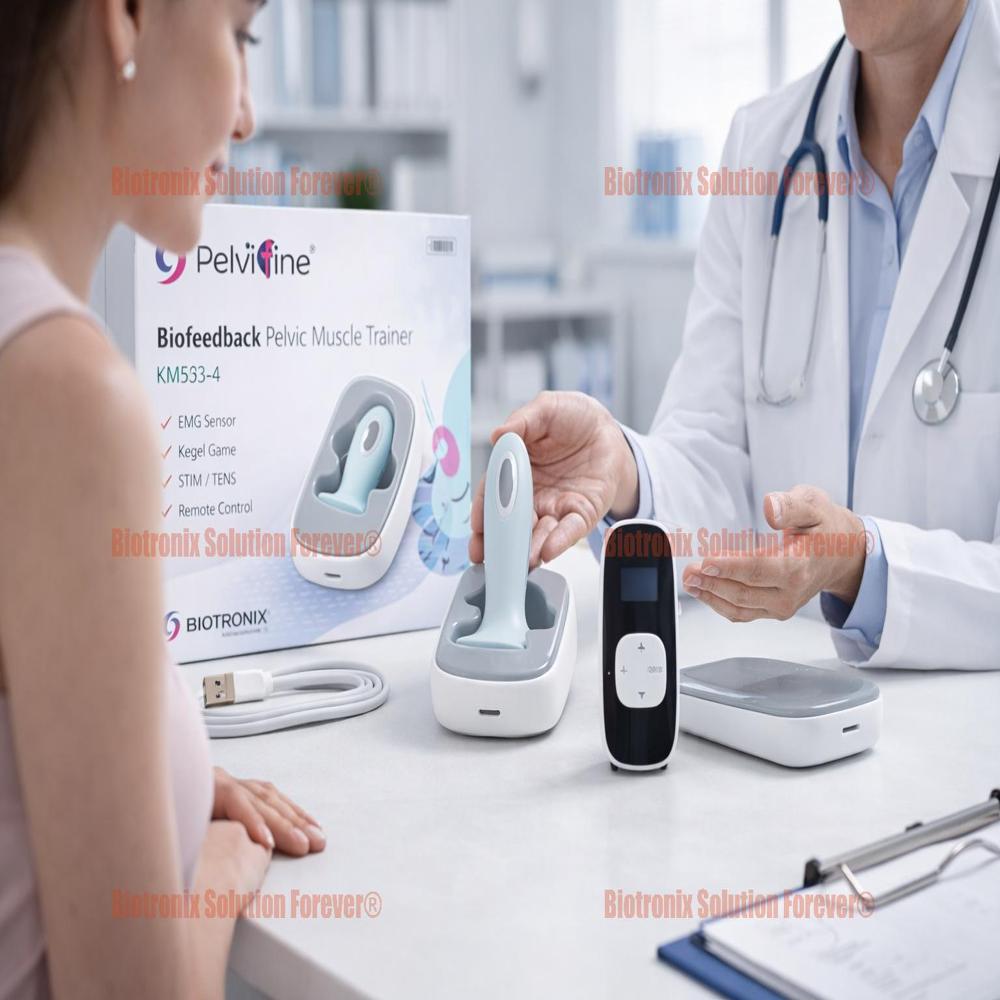 Wireless Pelvic Floor Exercise Device for Bladder Control Improvement